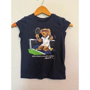 NWT Polo Ralph Lauren Jersey Tee Little Kids US Open Tennis Championship Size 7